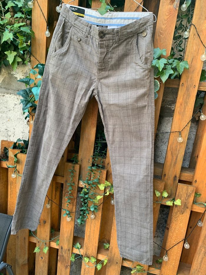 Pantalon à carreaux Slim fit - clockhouse w30 - l32 - photo numéro 3