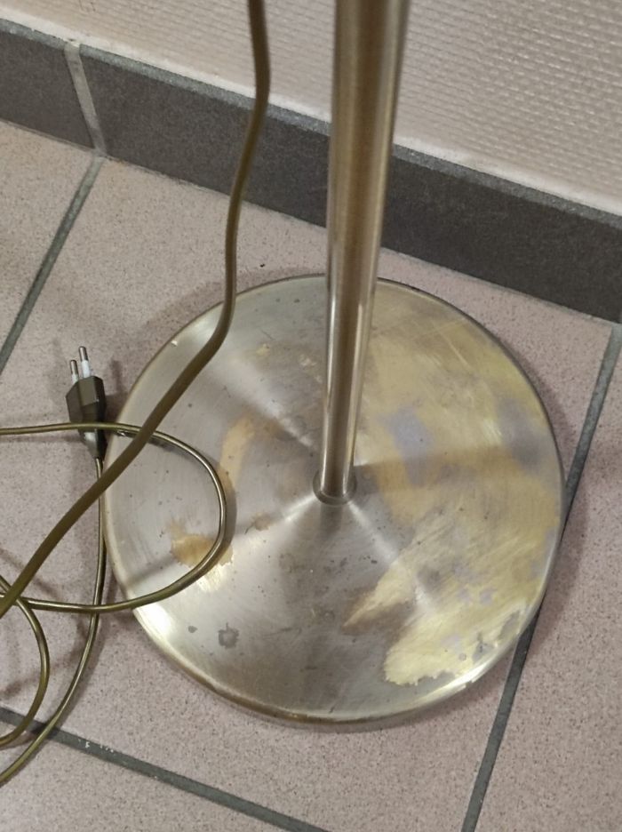 Lampadaire ancien doré - photo numéro 3