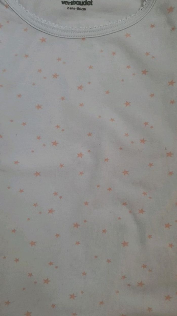 Lot de 2 Tee-shirt (maillots de corps) Taille 2 ans - photo numéro 8