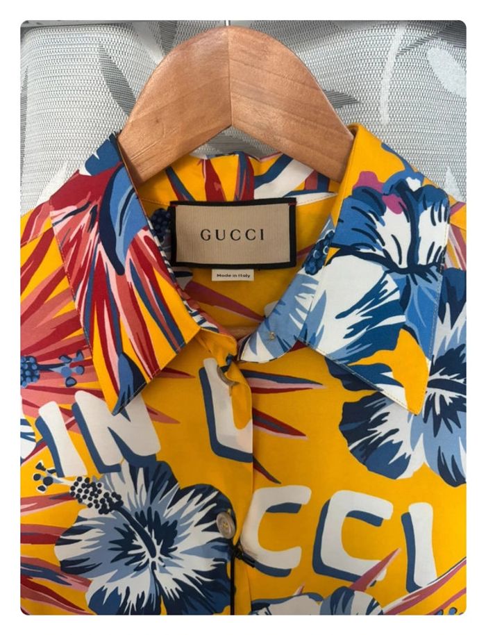Chemise Gucci unisexe hawaïenne taille xs/s - photo numéro 15