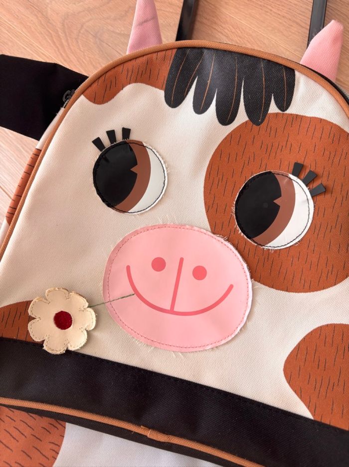 Valise enfant à roulettes Janod forme vache - photo numéro 3