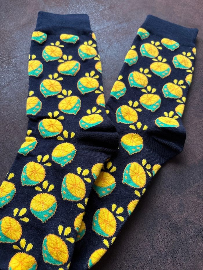 Chaussettes citron - photo numéro 3