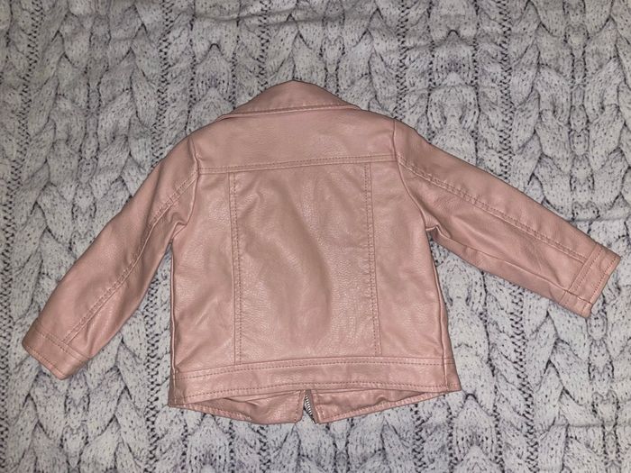 Veste similicuir rose - photo numéro 2