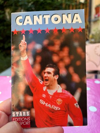 Livre football vintage - cantona - édition du sport 1994