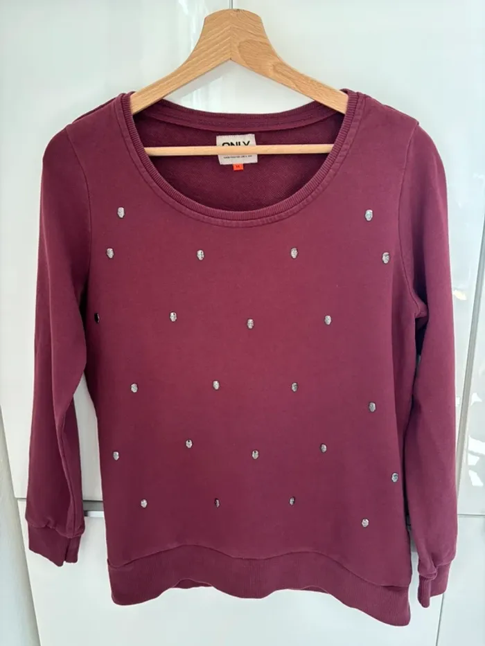 Sweat tête de mort Only taille M