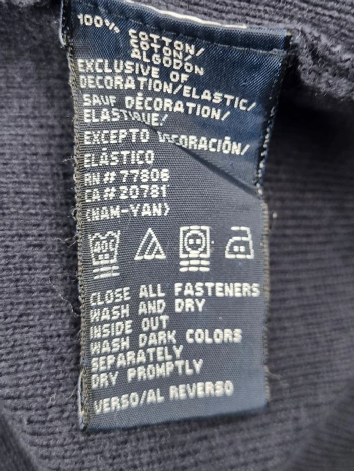 Veste zippée Tommy Hilfiger – Bleu marine – Taille XL Hommes (mesures en photos) - photo numéro 8