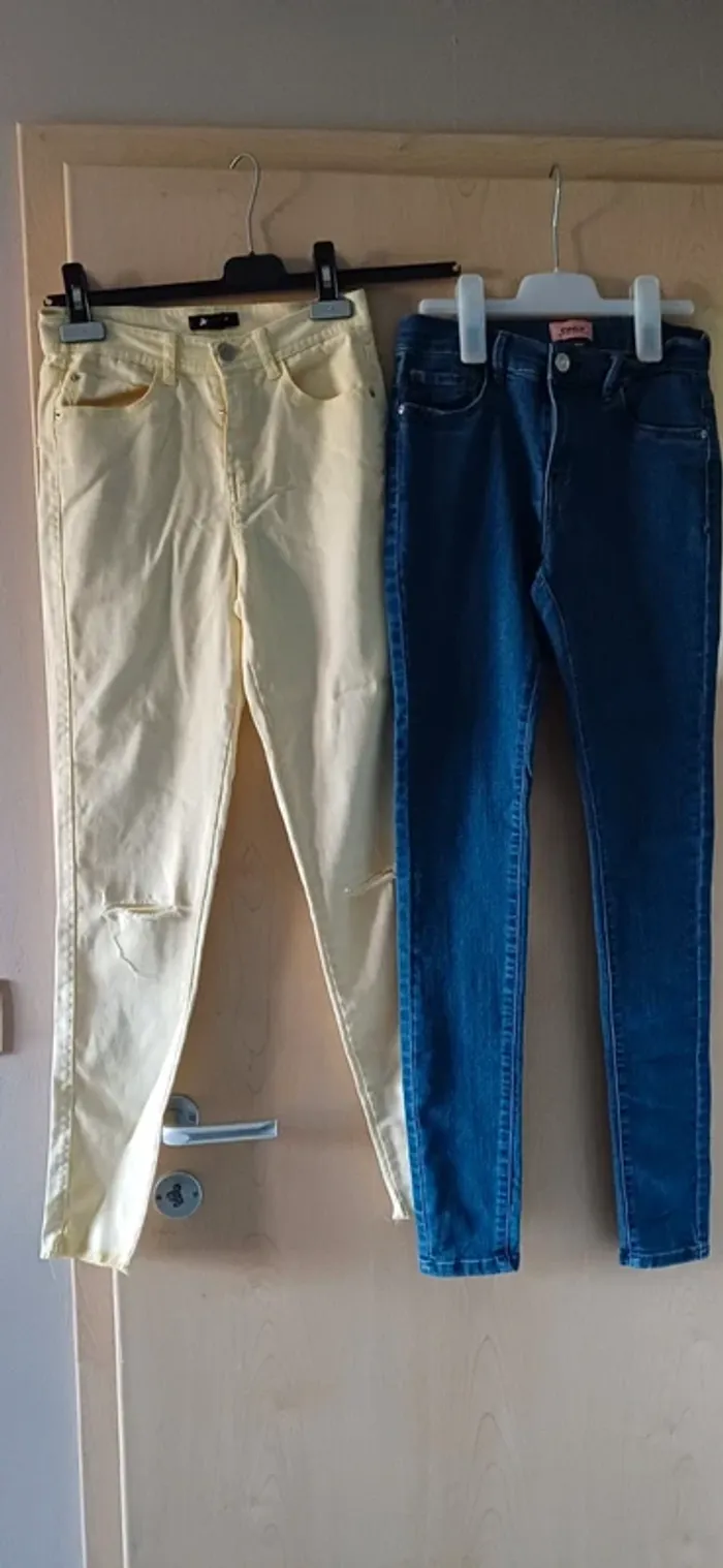Lot de 2 jeans taille 36 – Très bon état