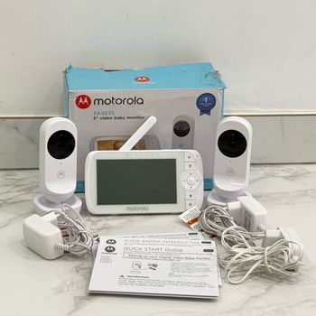 Babyphone écoute-bébé Motorola EASE35 double caméra.