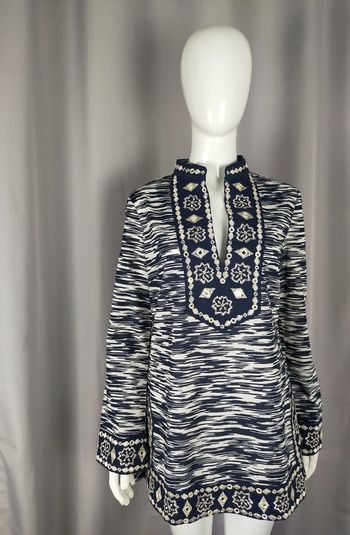 Tunique brodée en coton – Tory Burch – Taille S