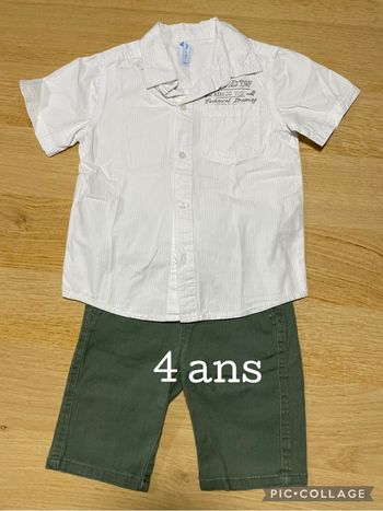 Ensemble garçon 4 ans 