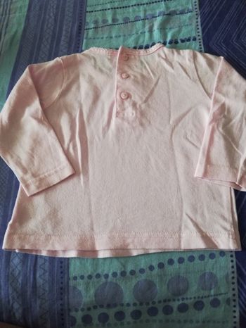 Tee-shirt manches longues fille 12 mois