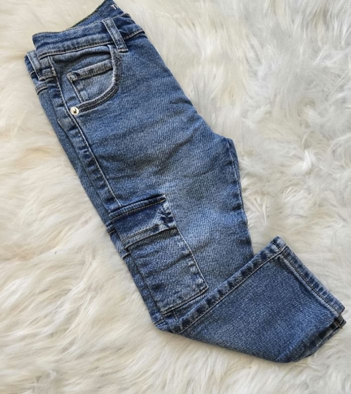 Neufs (non portés)🏷🏷💙😍🤩 ensemble teeshirt et jeans cargo  3 ans garçon 💙😍🤩 - photo numéro 6