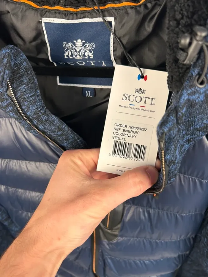 Veste polaire Doudoune Scott T.XL marine Neuve - photo numéro 2