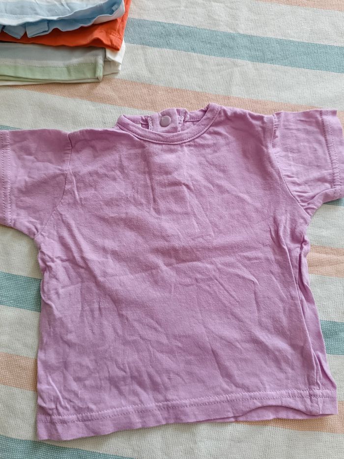 Lot 8 tee-shirts manches courtes 6 mois - photo numéro 6