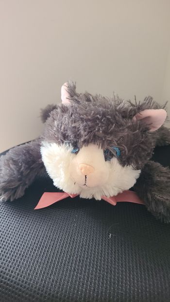 Peluche de Noël animée et musicale chat