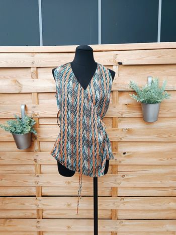 Blouse cache cœur Zara taille S