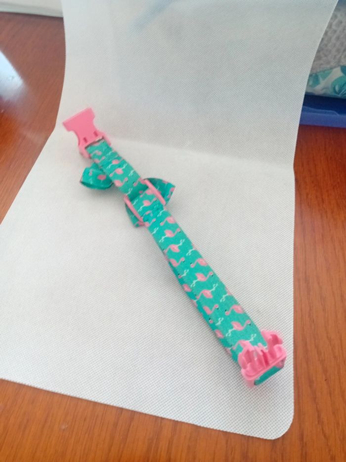 Nœud papillon pour chien flamand rose - photo numéro 4