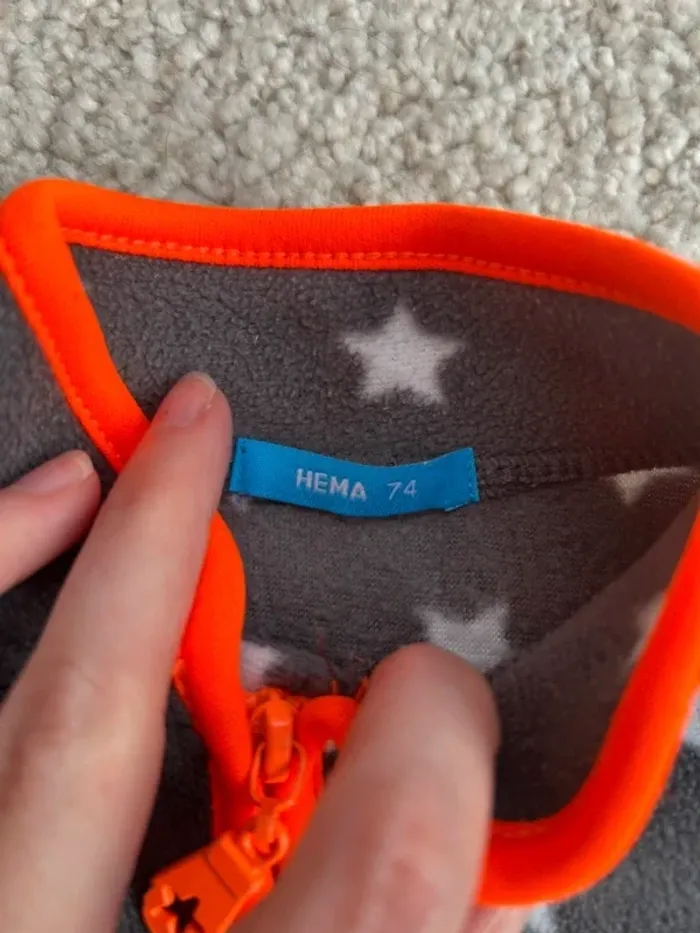 Gilet / veste polaire mixte étoile - Hema - 12 mois - photo numéro 3