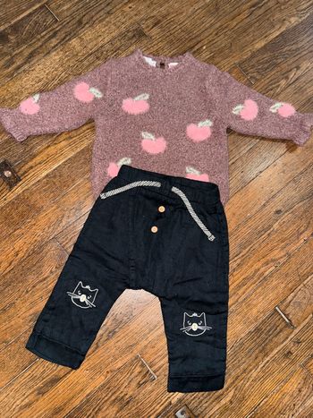 Pull Zara et pantalon sergent major 6 mois