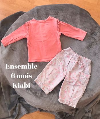 Ensemble 6 mois kiabi