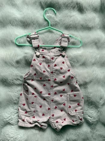 Salopette en jean bébé fille