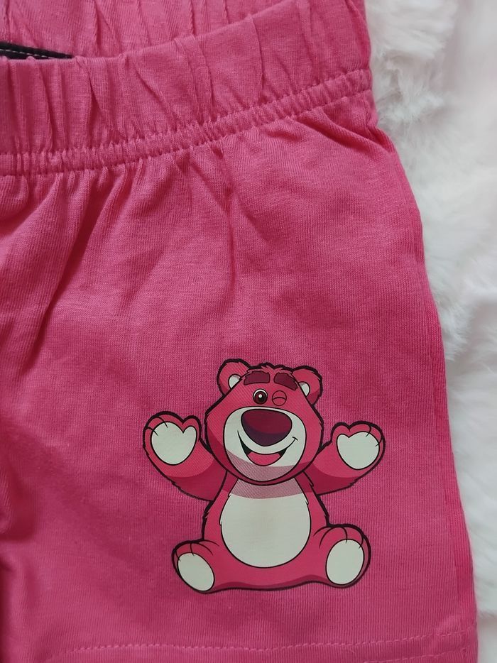 Pyjama été, pyjashort Lotso, toy story, neuf, taille 6 ans - photo numéro 3