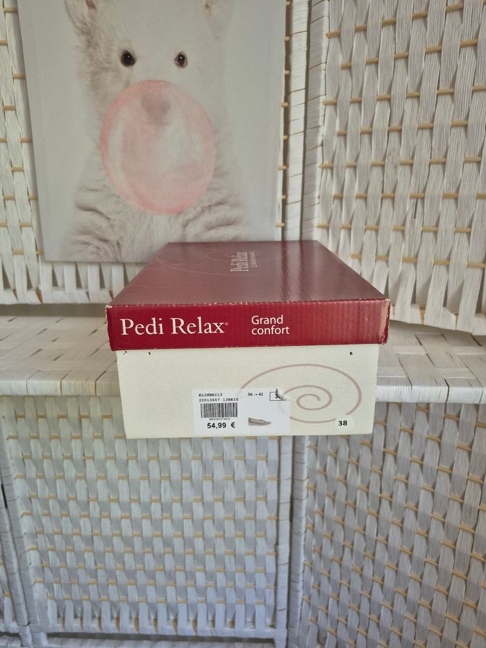 💕joli Mocassins cuir Pedi Relax T38 femme Neufs avec boîte💕 - photo numéro 4