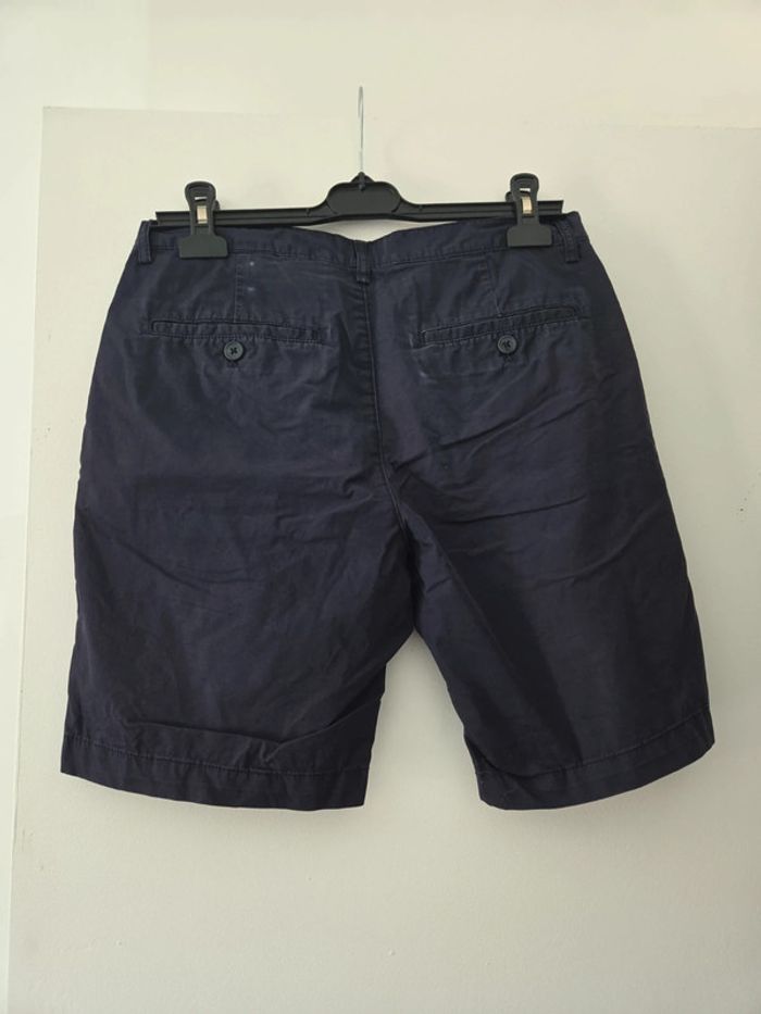 Bermuda short homme bleu marine bon état taille 46, h&m - photo numéro 2