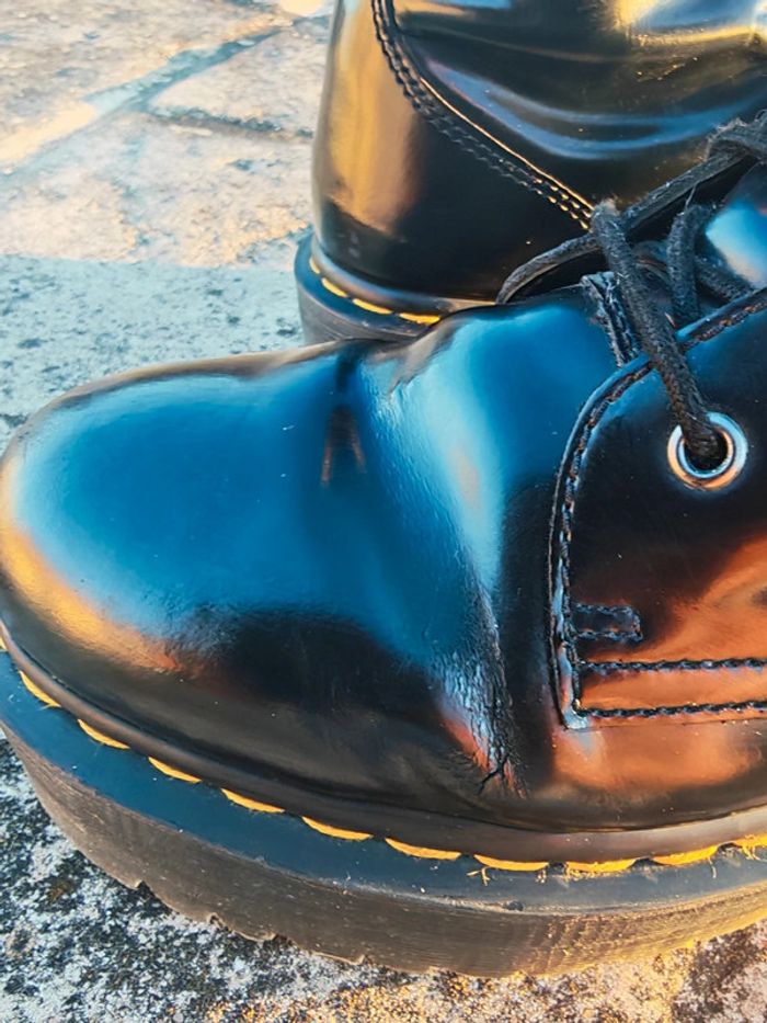 Bottes Dr. Martens Jadon en cuir noir, taille 42. - photo numéro 6
