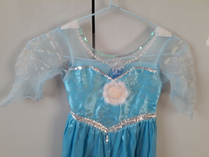 Déguisement robe de princesse bleue 5 - 6 ans Disney - photo numéro 3