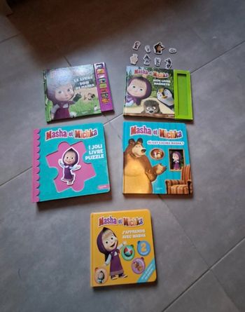 Lot de livres masha et michka