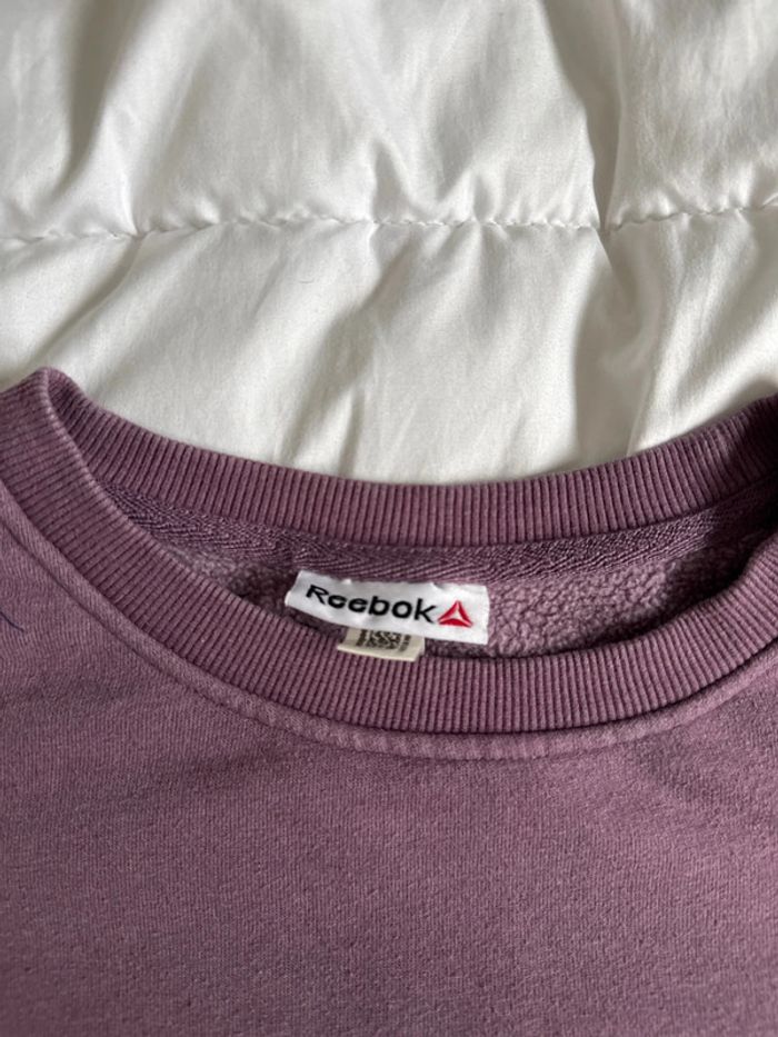 Sweat femme Reebok violet - Taille estimée S - photo numéro 3