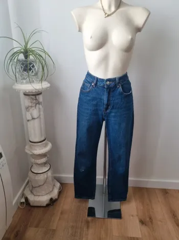 Jeans brut taille haute H&M
