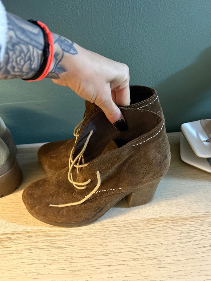 Chaussure cuir suédine - photo numéro 2