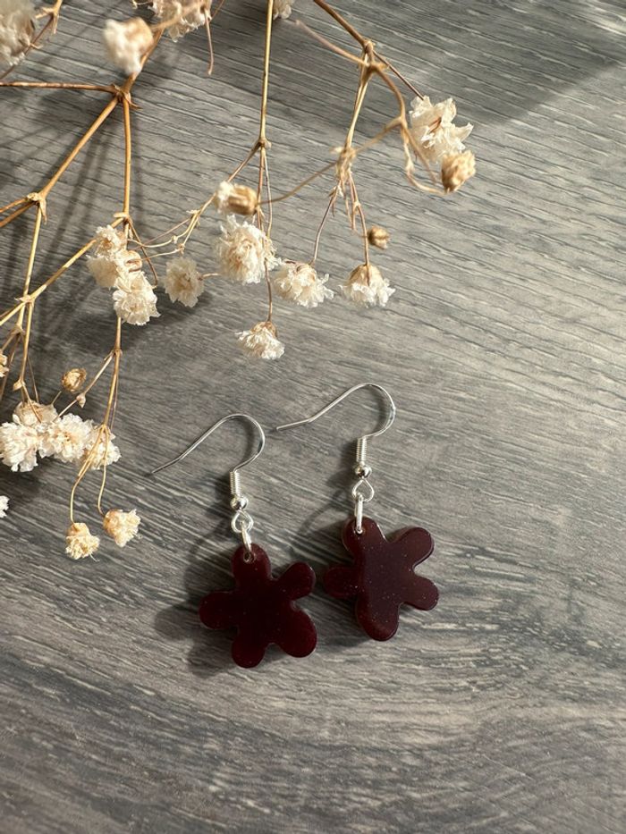 Boucles d'oreilles fleurs