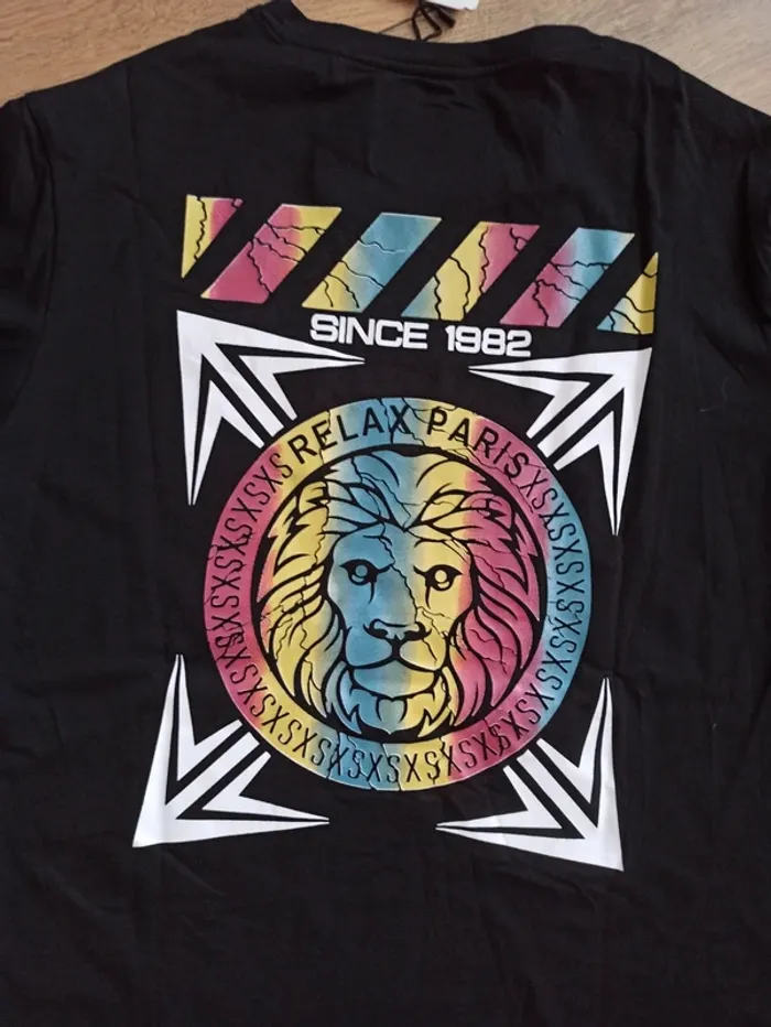 Tee shirt homme lion man hésitez courtes L - photo numéro 2