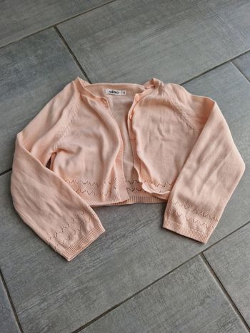 Gilet rose saumon ML