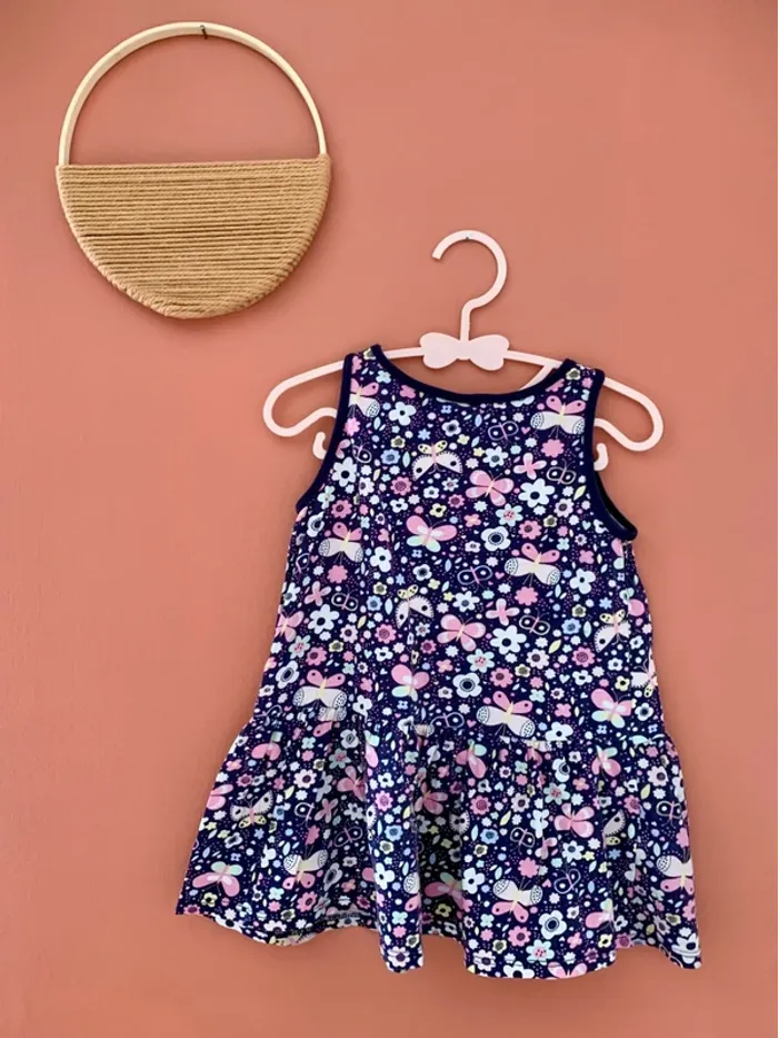 Robe fille imprimée fleuri - H&M - 2 ans - photo numéro 2