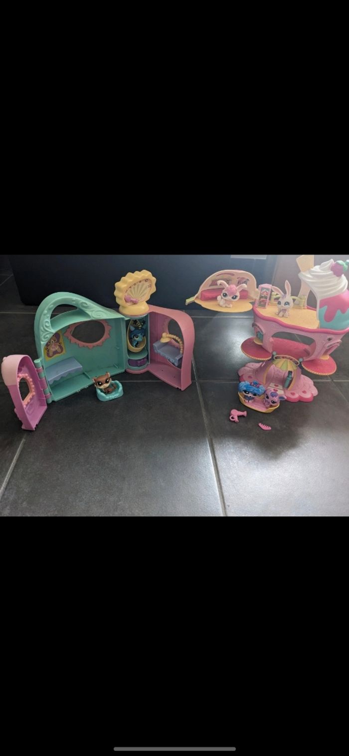 Lot Pet Shop avec 2 maisons et 6 animaux - photo numéro 7