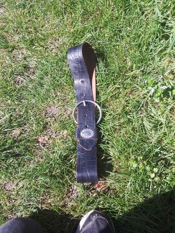 Ceinture similicuir noir