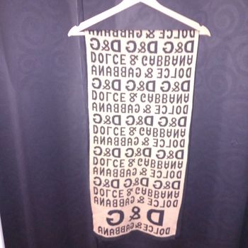 Écharpe réversible dolce gabbana avec bonnet