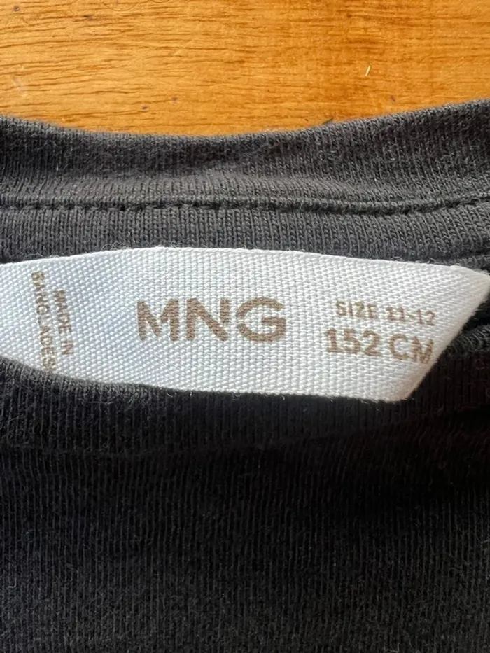 T-shirt manches longues noir - photo numéro 3