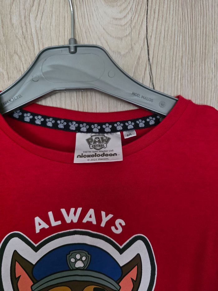 TEE-SHIRT MANCHE LONGUE PAW PATROL NICKELEDEON NEUF 6ANS - photo numéro 4