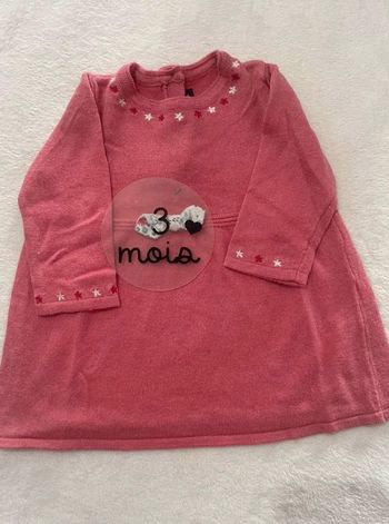 Robe laine 3  mois