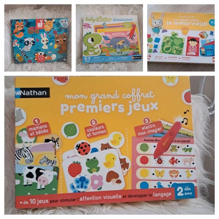 Lot 4 jeux educatifs