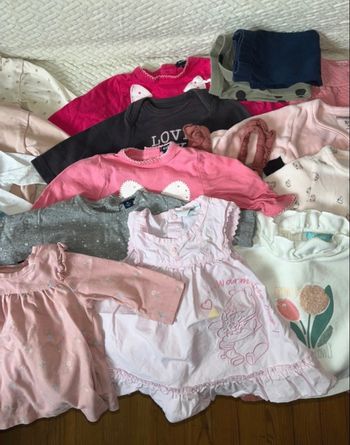 Lot vêtements bébé filles