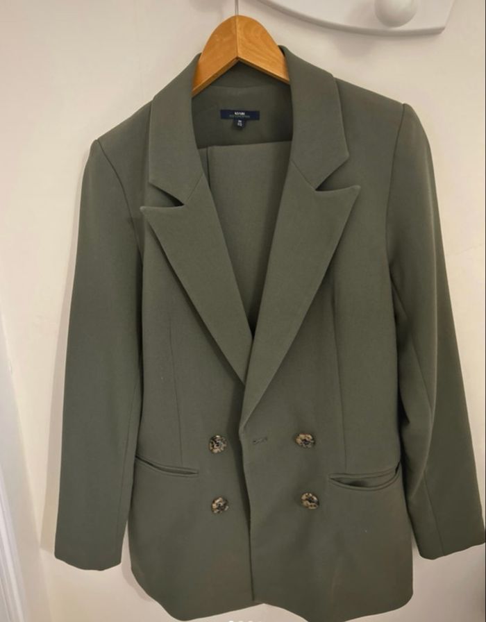 Tailleur pantalon femme Kaki 36 Kiabi