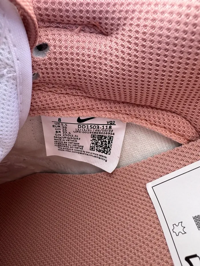 Nike dunk low rose whisper 39 - photo numéro 7