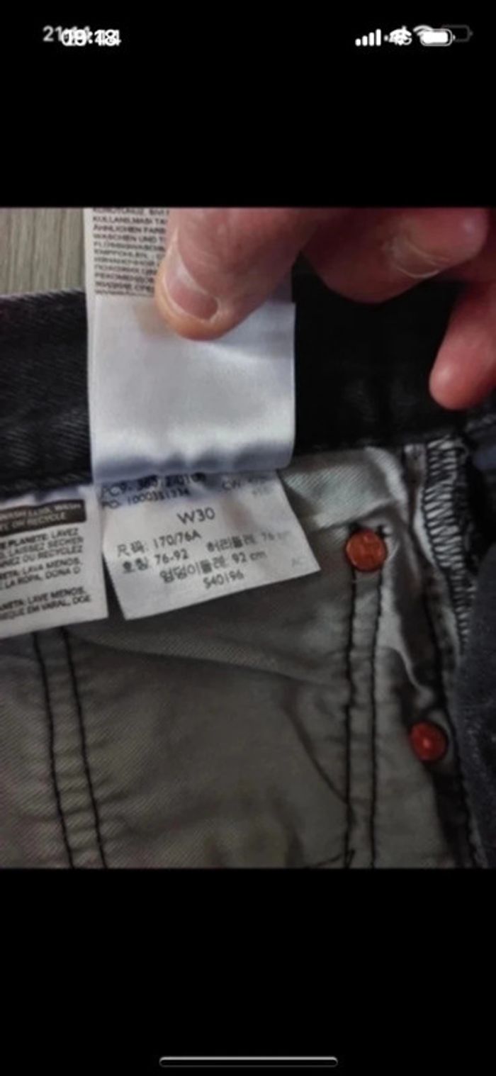 Short Levi's 501 taille W30 - photo numéro 6