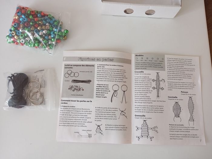 Coffret  ,fabriquer des porte-clés.À partir de 6 ans. Article neuf - photo numéro 9